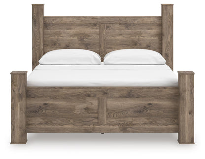 Rusticott - Brown - King Poster Bed