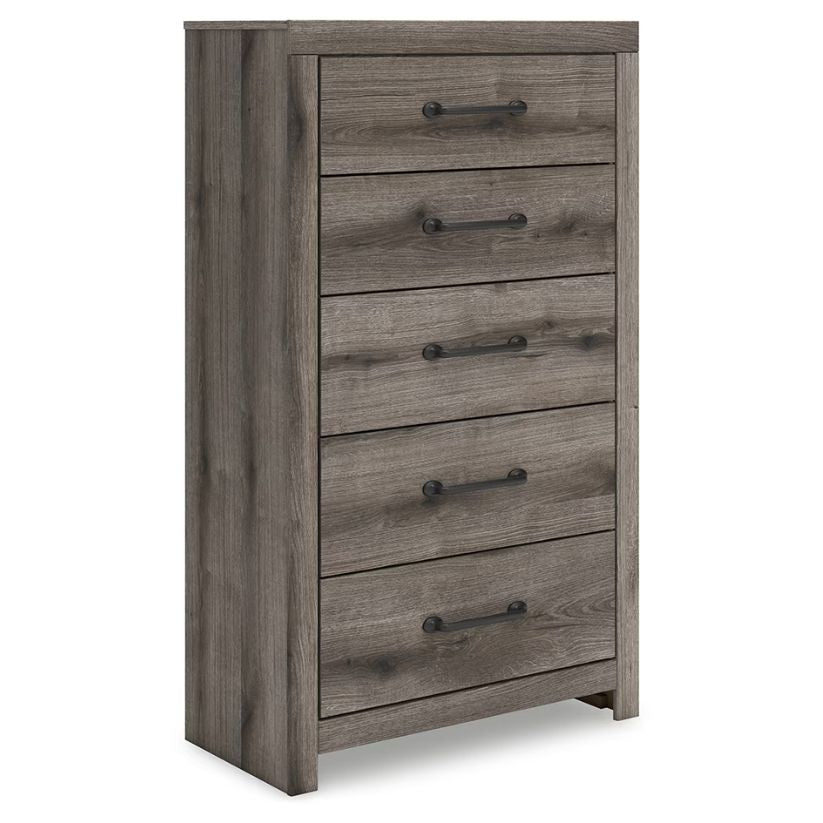 Graystorm - Brown Gray - Five Drawer Chest