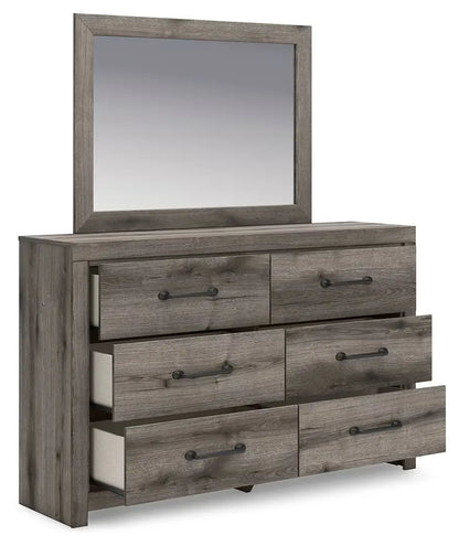 Graystorm - Brown Gray - Dresser And Mirror