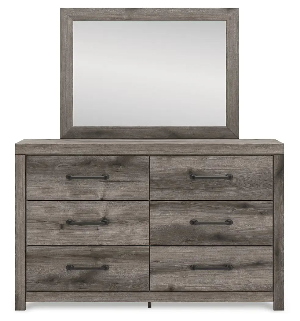 Graystorm - Brown Gray - Dresser And Mirror