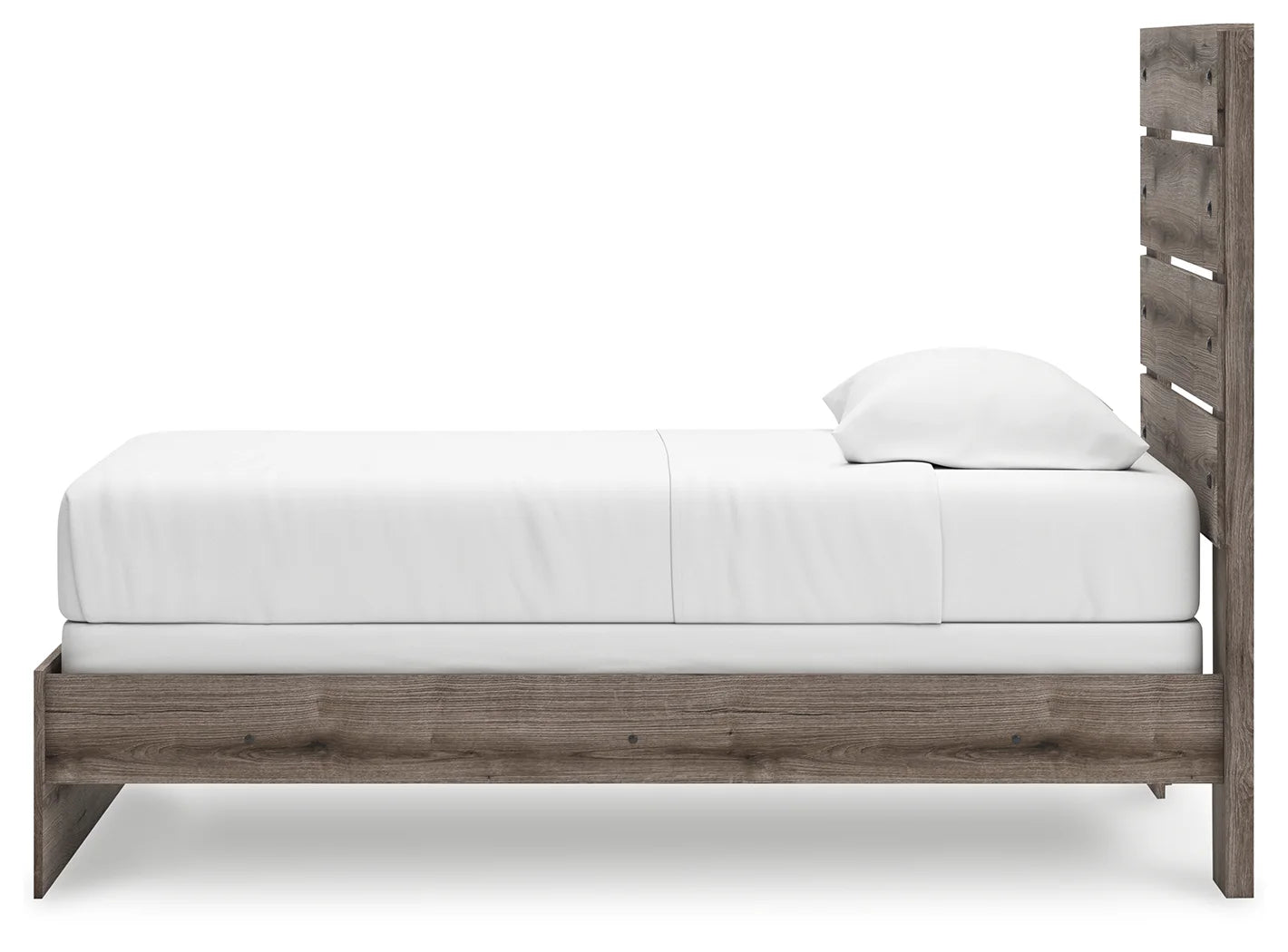 Graystorm - Brown Gray - Twin Panel Bed