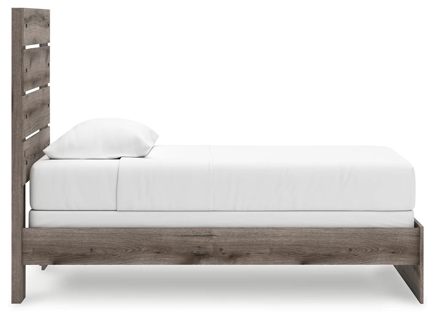 Graystorm - Brown Gray - Twin Panel Bed