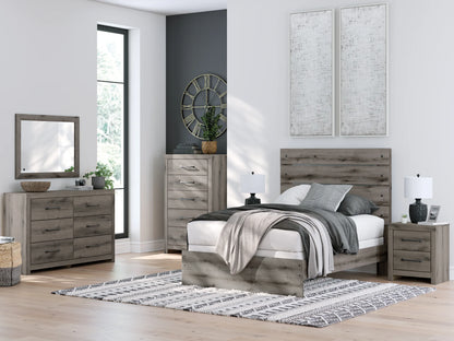 Graystorm - Brown Gray - Full Panel Bed