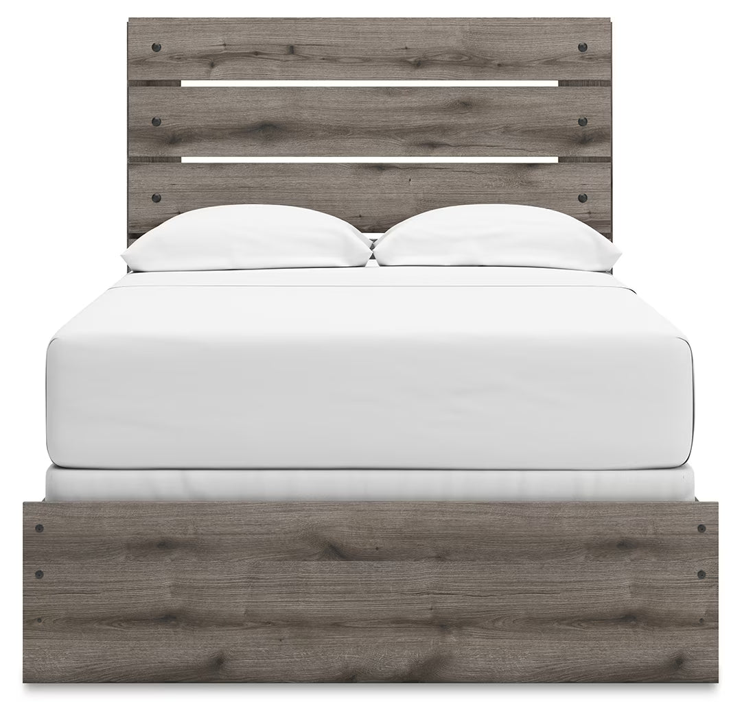 Graystorm - Brown Gray - Full Panel Bed
