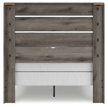Graystorm - Brown Gray - Full Panel Bed