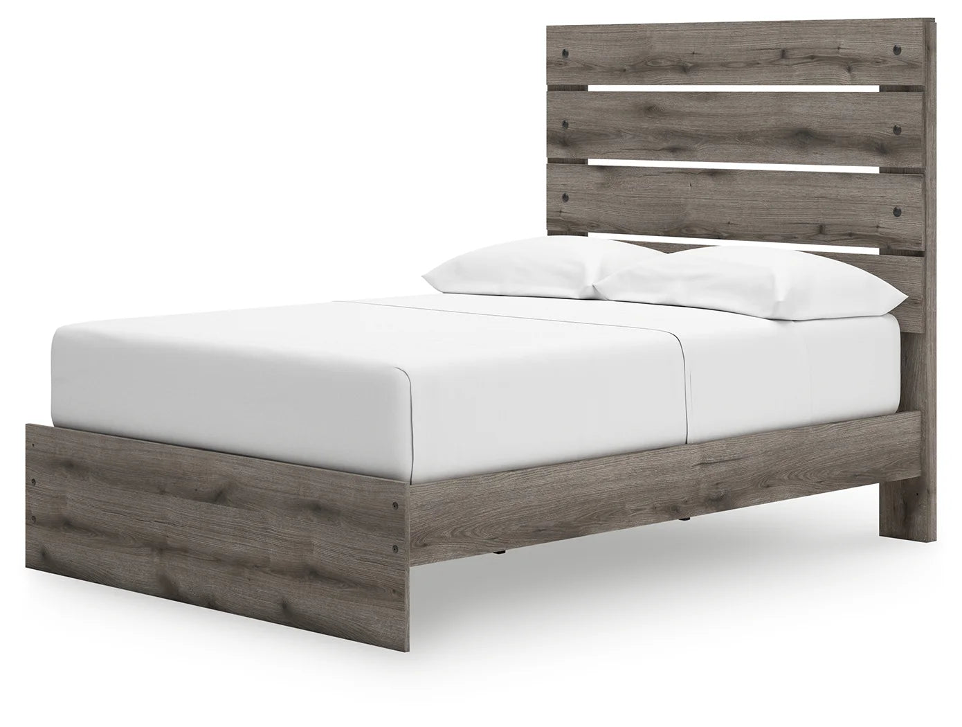 Graystorm - Full Panel Storage Bed - Brown Gray