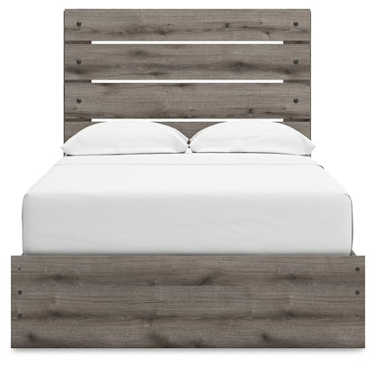 Graystorm - Full Panel Storage Bed - Brown Gray