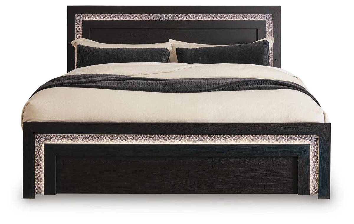 Brizmore - Queen Panel Bed - Black