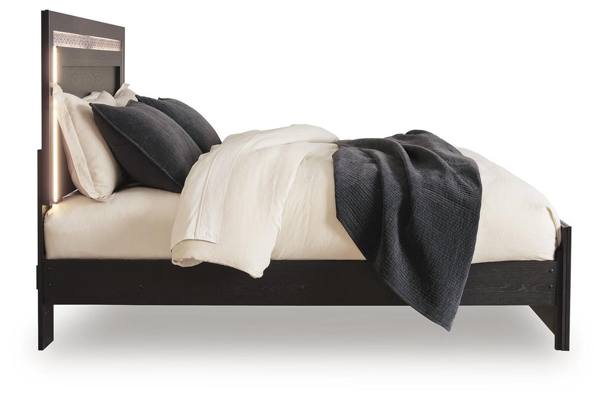 Brizmore - Queen Panel Bed - Black