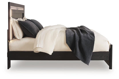 Brizmore - Queen Panel Bed - Black