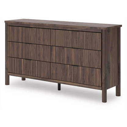 Pamytta - Brown - Six Drawer Dresser