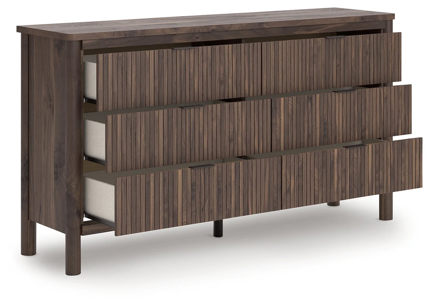 Pamytta - Brown - Six Drawer Dresser