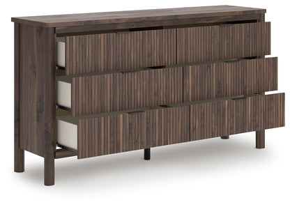 Pamytta - Brown - Six Drawer Dresser