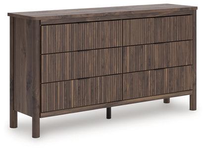 Pamytta - Brown - Six Drawer Dresser