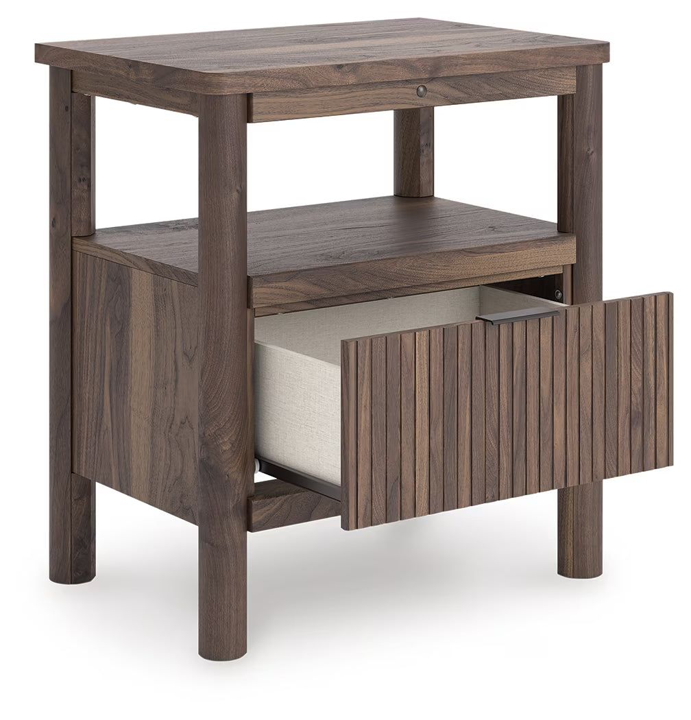 Pamytta - Brown - One Drawer Night Stand