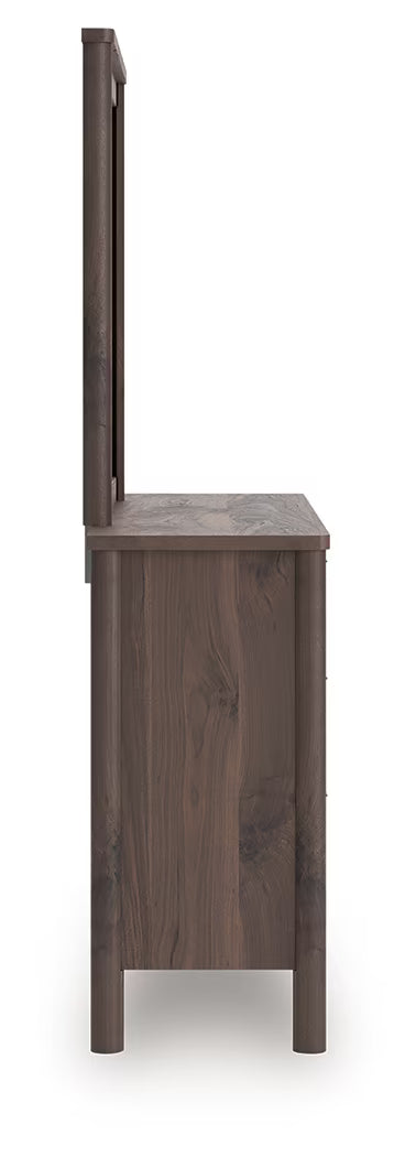 Pamytta - Brown - Dresser And Mirror