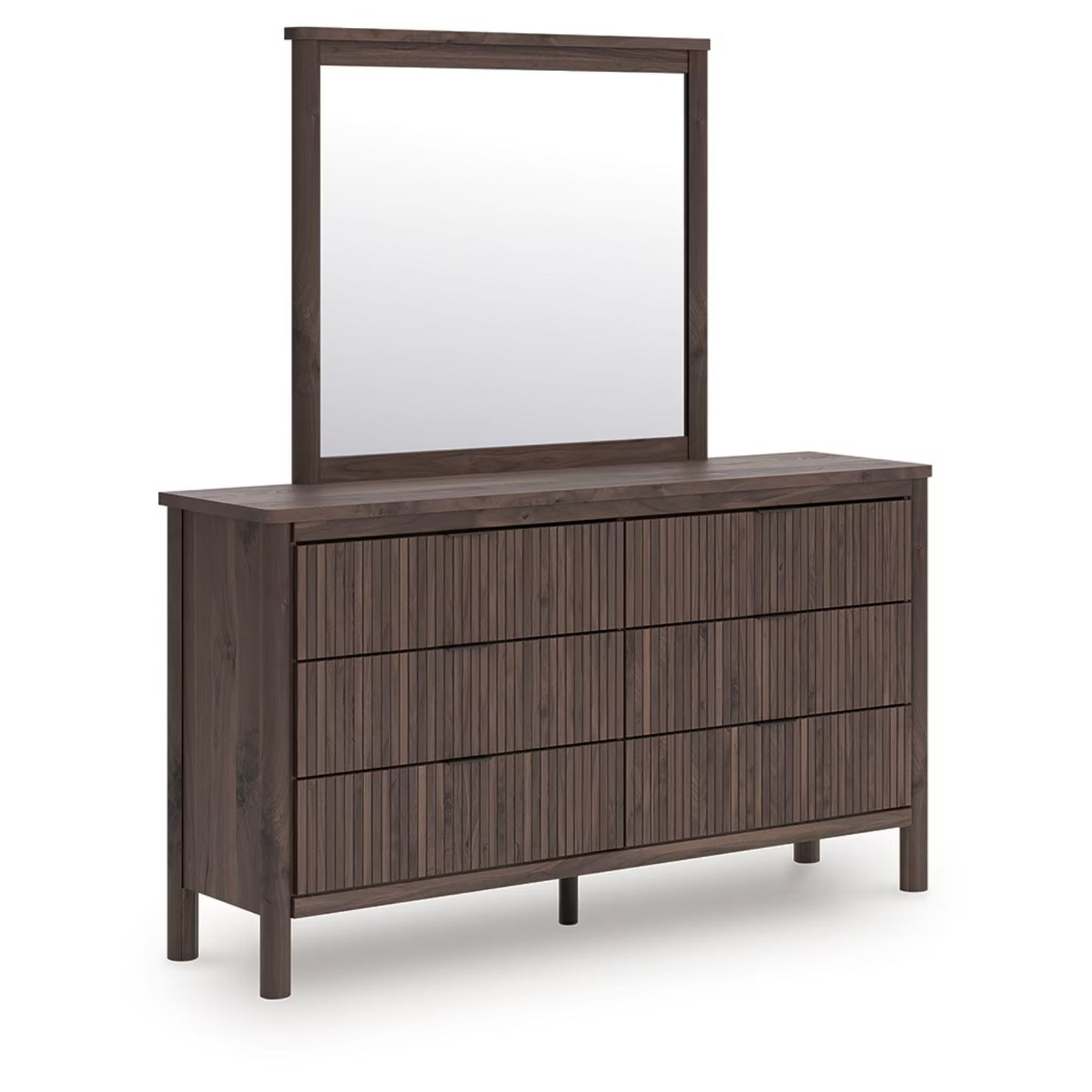 Pamytta - Brown - Dresser And Mirror