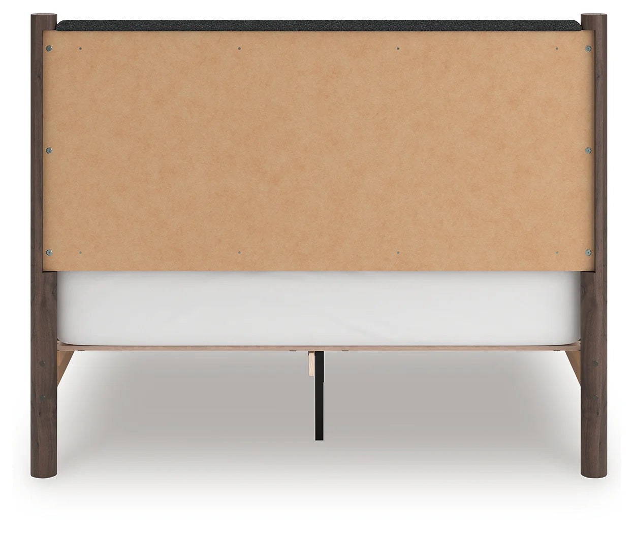 Pamytta - Queen Upholstered Panel Platform Bed - Brown