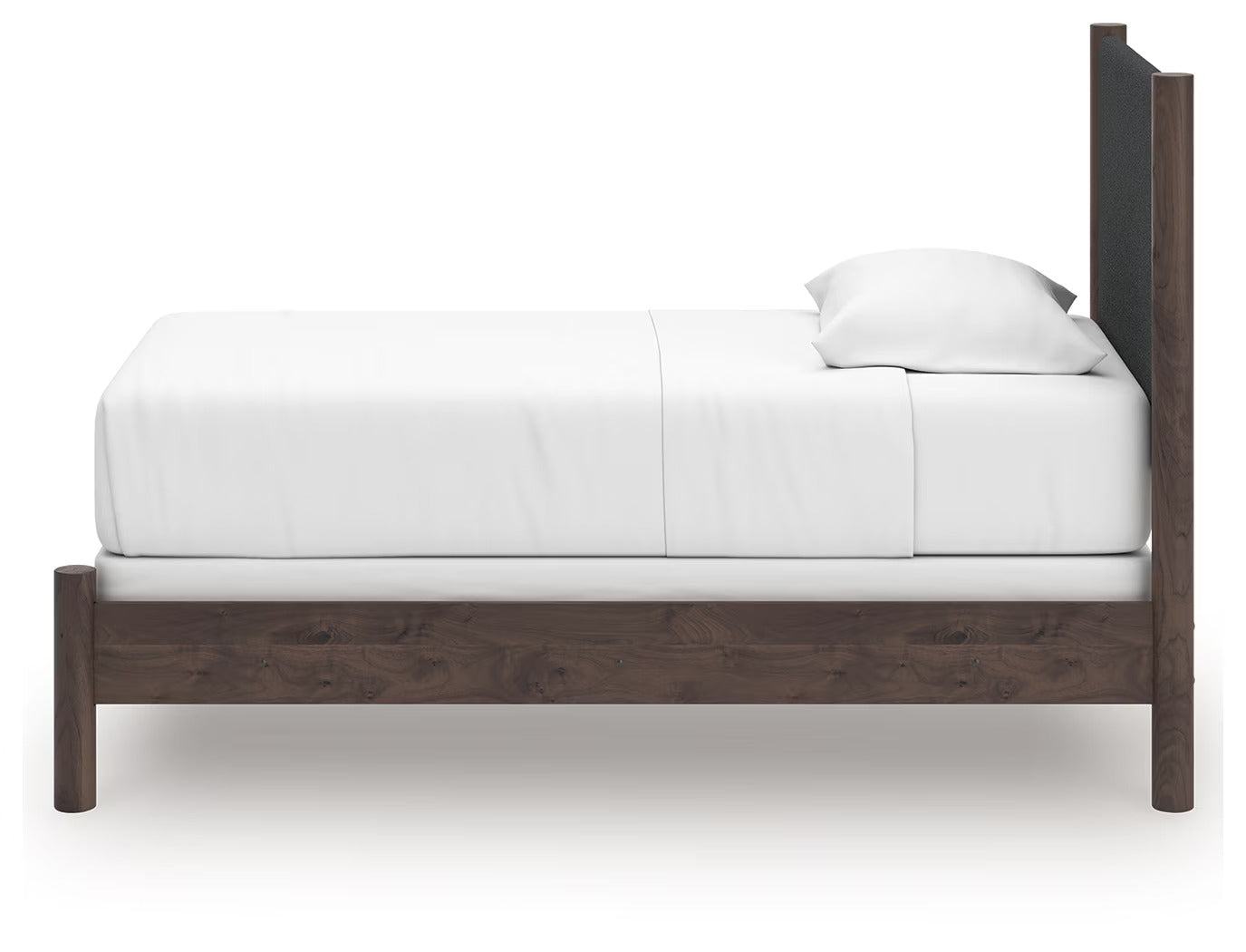 Pamytta - Brown - Twin Upholstered Panel Bed