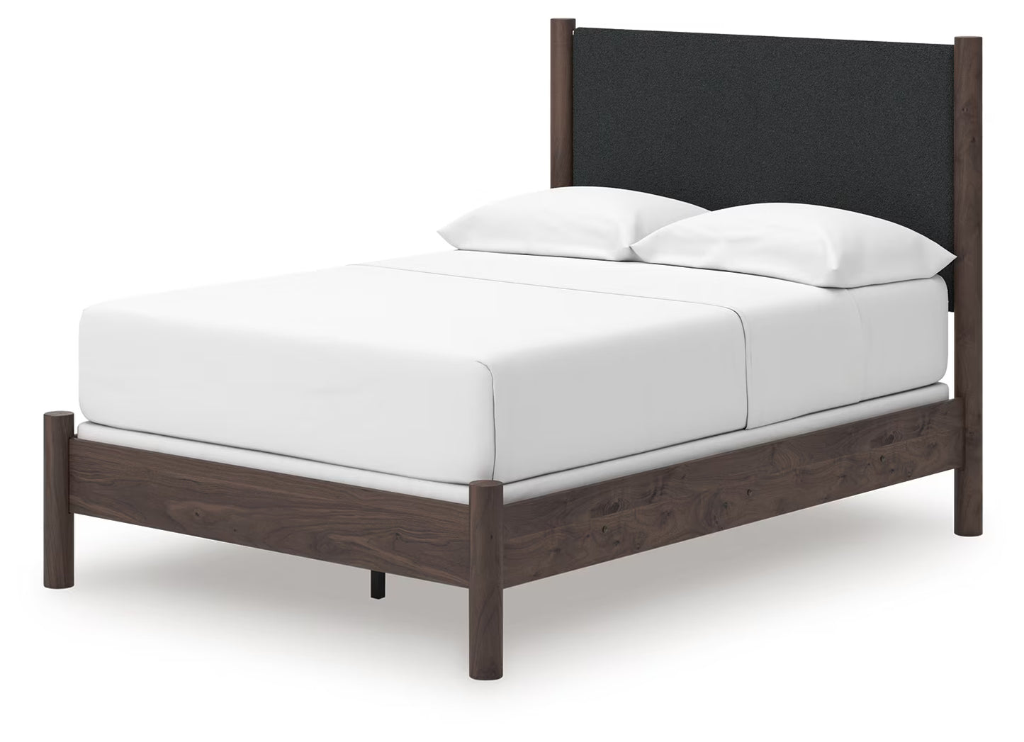 Pamytta - Brown - Full Upholstered Panel Bed