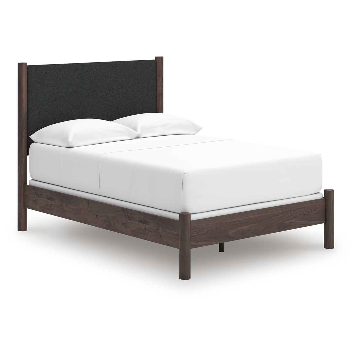 Pamytta - Brown - Full Upholstered Panel Bed