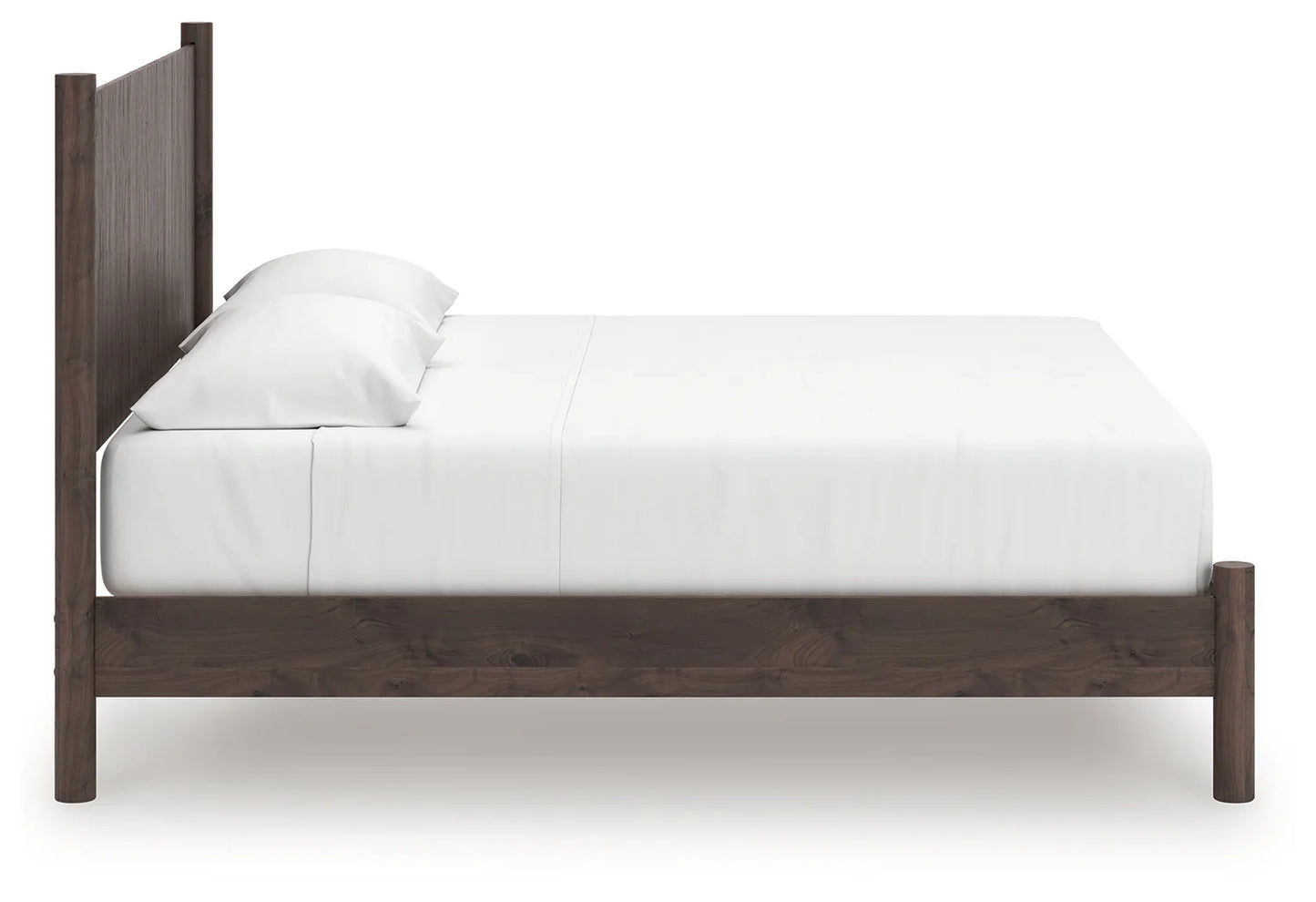 Pamytta - King Panel Platform Bed - Brown