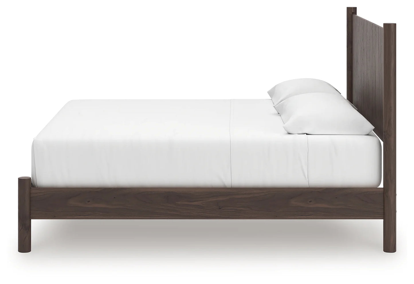 Pamytta - King Panel Platform Bed - Brown
