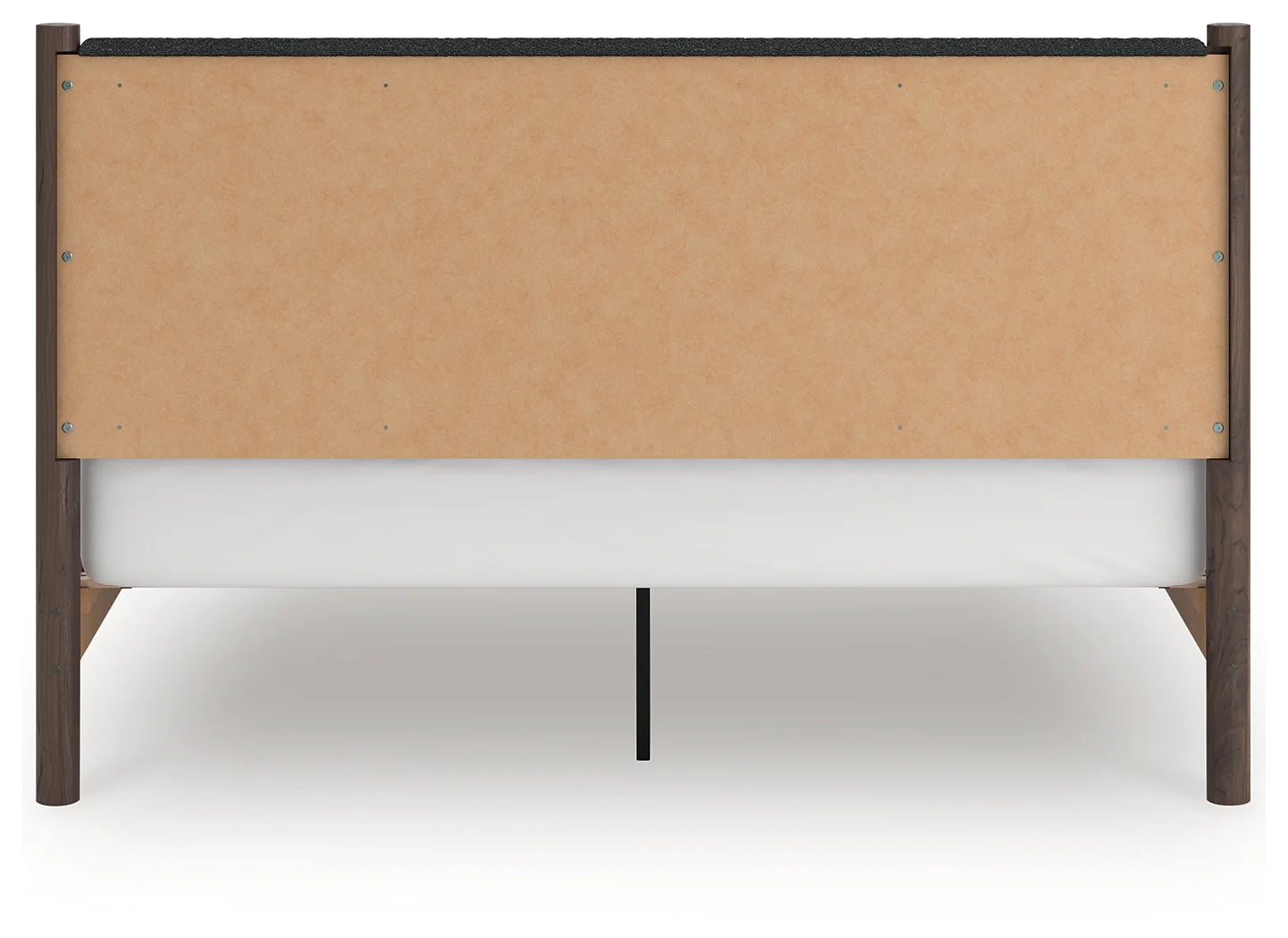 Pamytta - King Upholstered Panel Platform Bed - Brown
