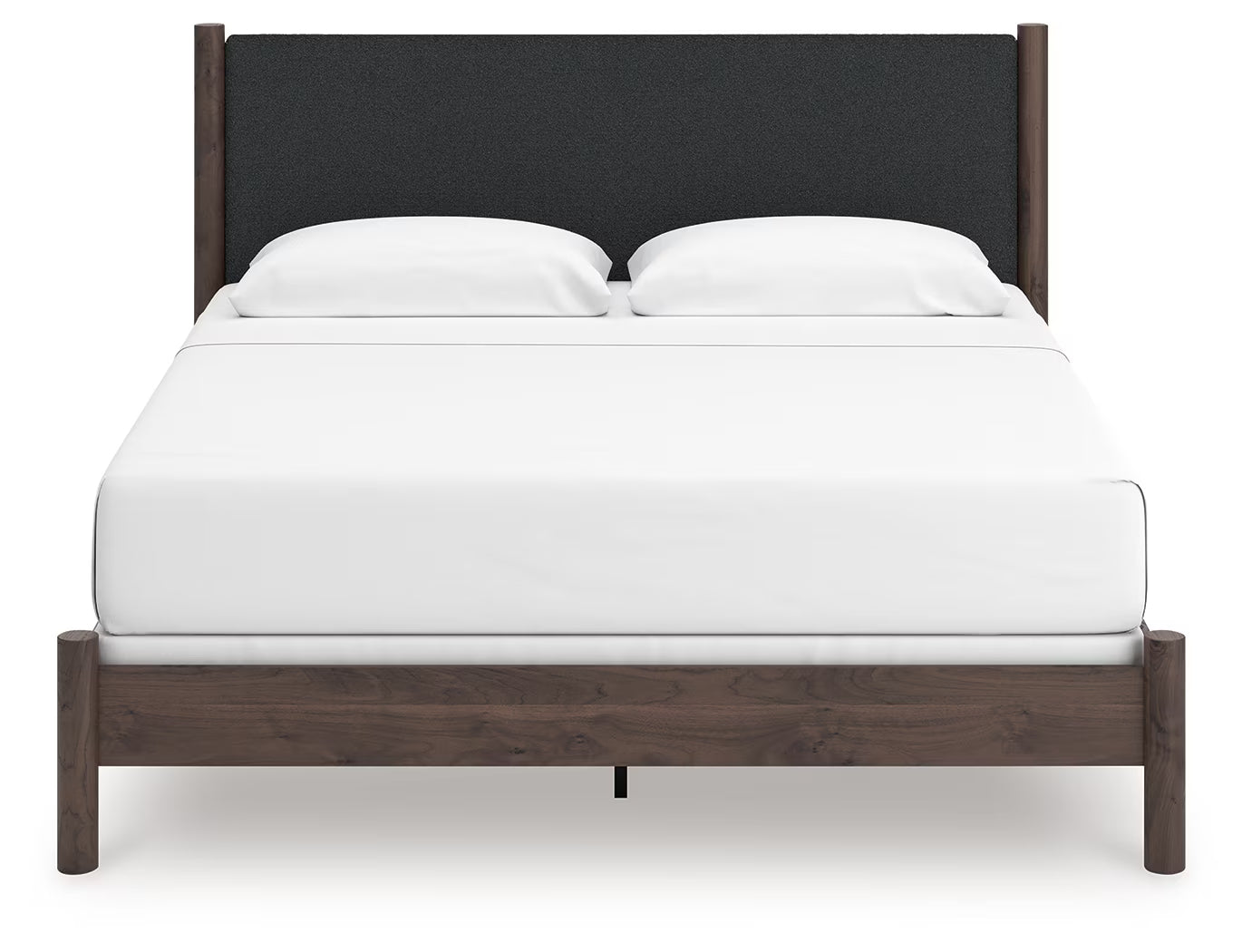 Pamytta - Brown - King Upholstered Panel Bed