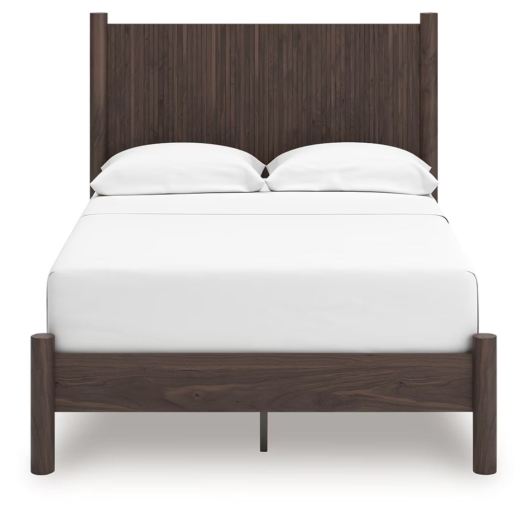 Pamytta - Full Panel Platform Bed - Brown