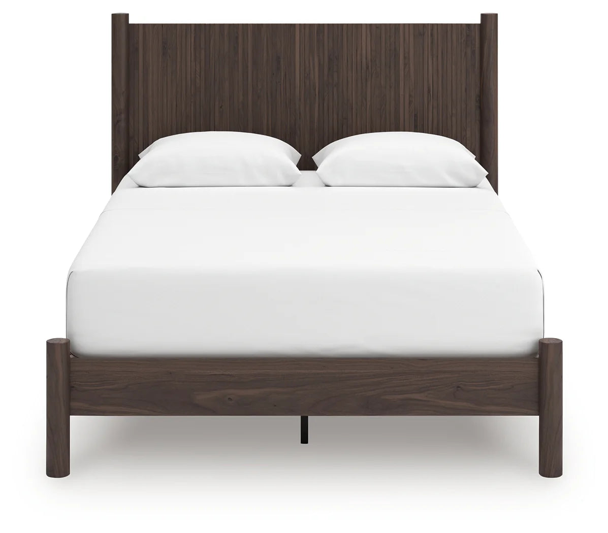 Pamytta - Queen Panel Platform Bed - Brown