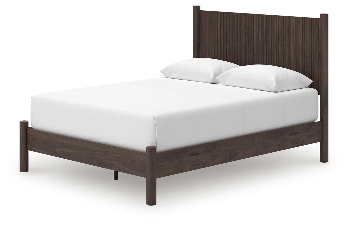 Pamytta - Queen Panel Platform Bed - Brown