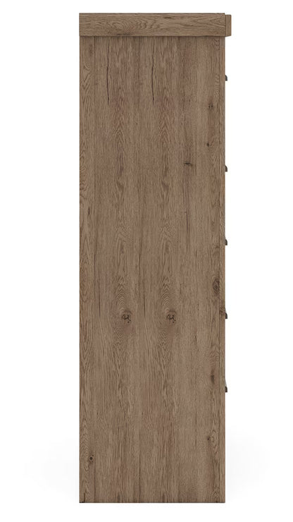 Oliandon - Five Drawer Chest - Light Brown