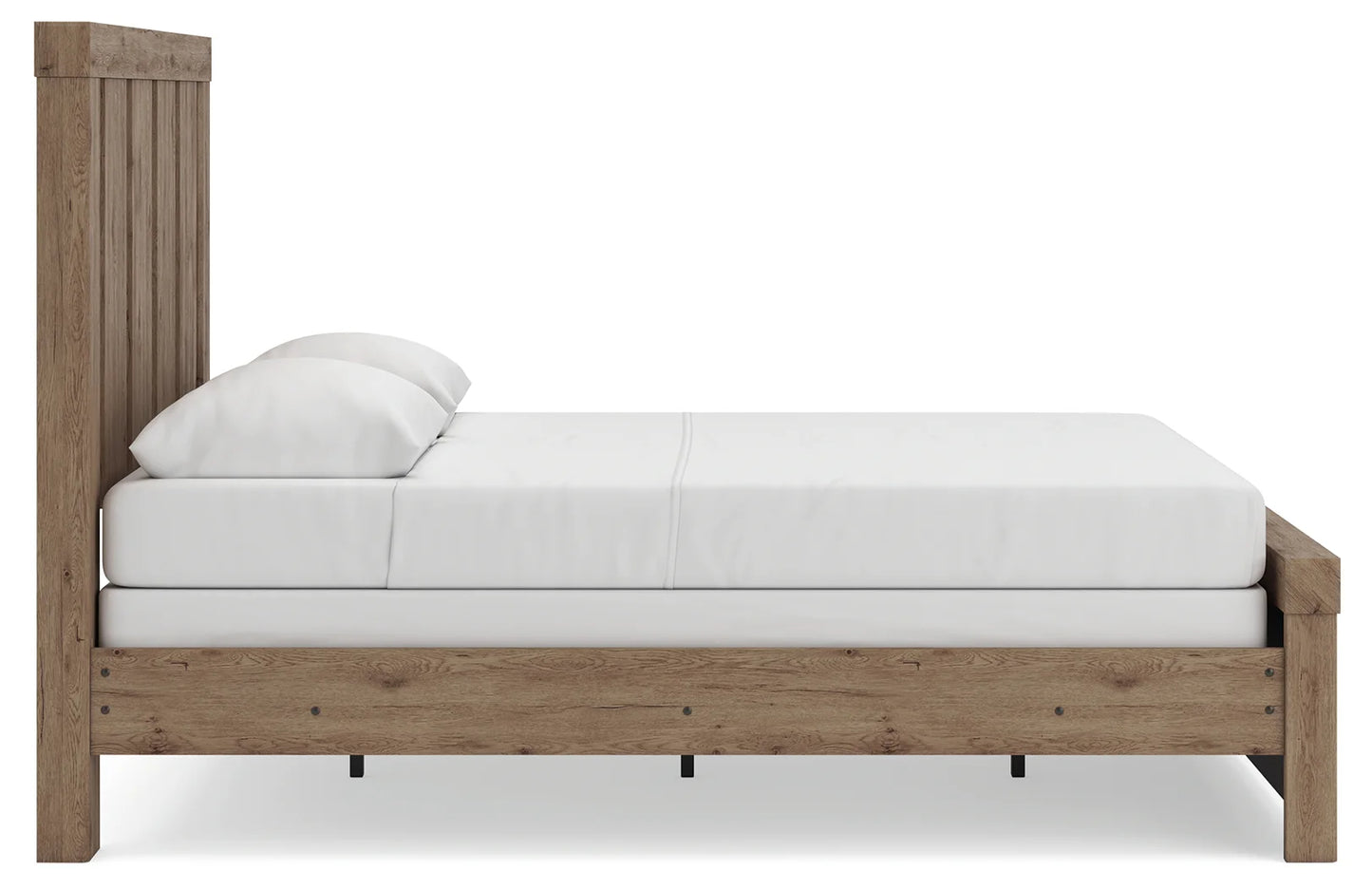 Oliandon - Queen Panel Bed - Light Brown