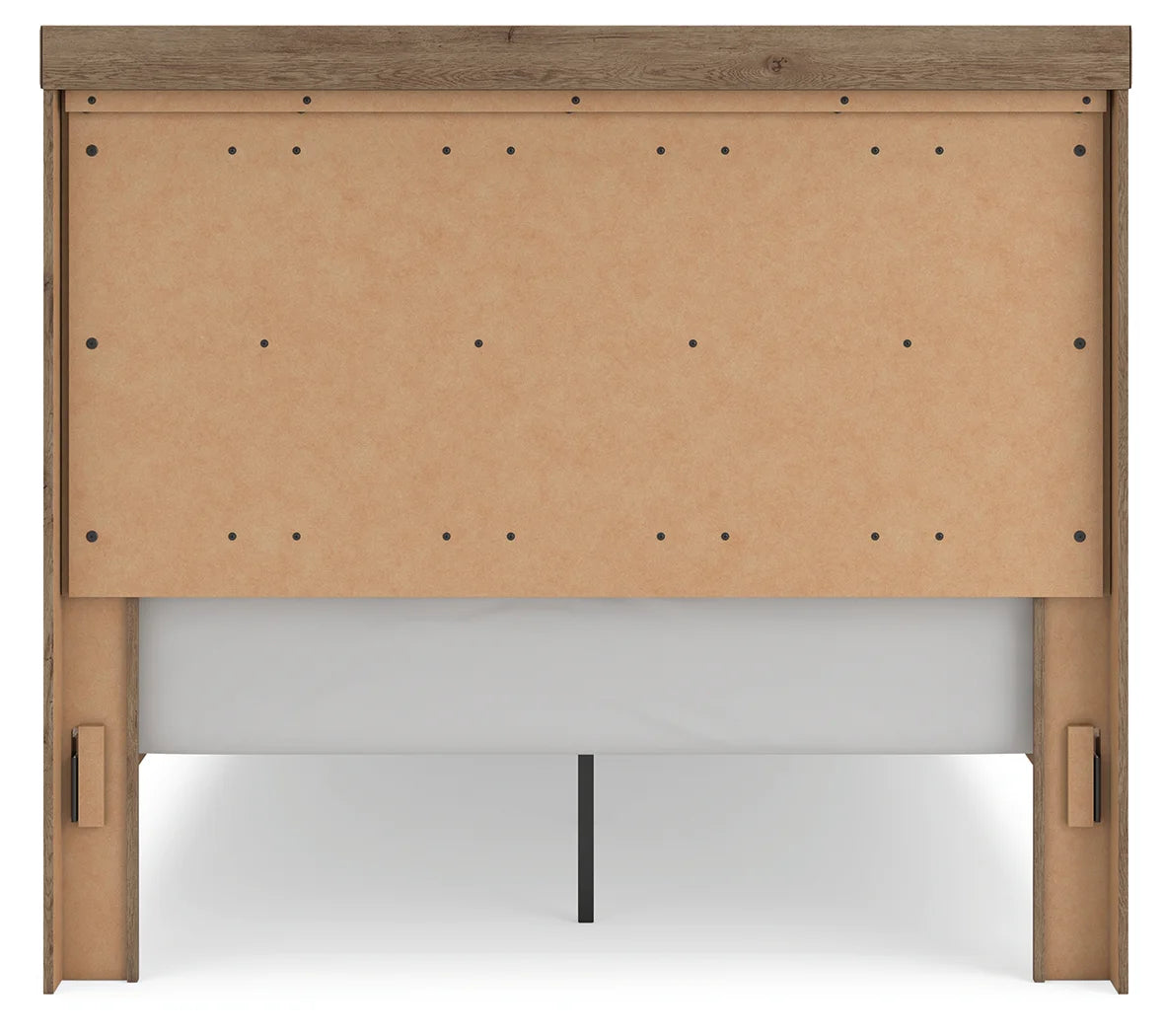 Oliandon - Queen Panel Storage Bed - Light Brown