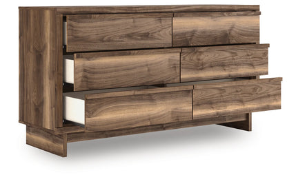 Chirason - Brown - Six Drawer Dresser