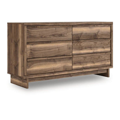 Chirason - Brown - Six Drawer Dresser