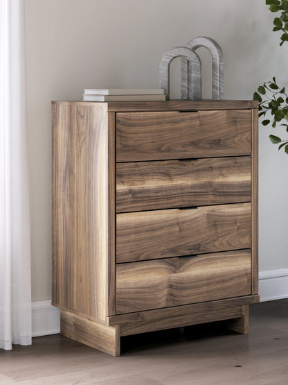 Chirason - Brown - Four Drawer Chest