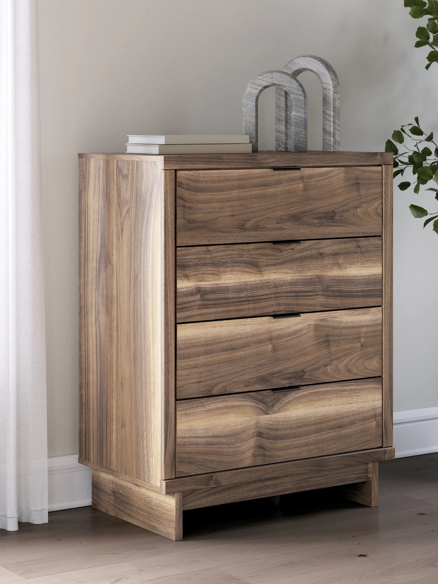 Chirason - Brown - Four Drawer Chest