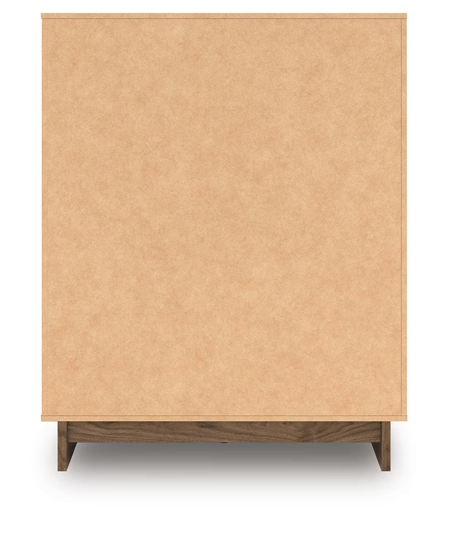 Chirason - Brown - Five Drawer Wide Chest