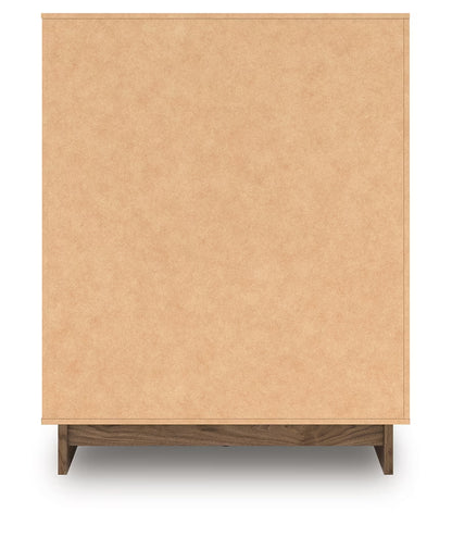 Chirason - Brown - Five Drawer Wide Chest