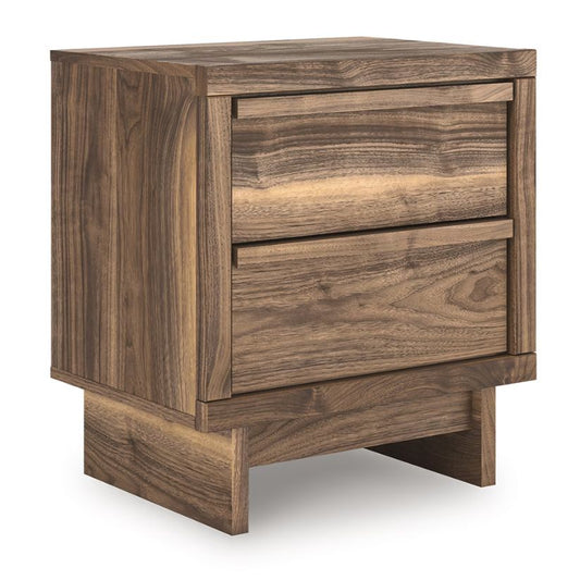 Chirason - Brown - Two Drawer Night Stand