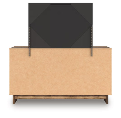 Chirason - Brown - Six Drawer Dresser And Mirror