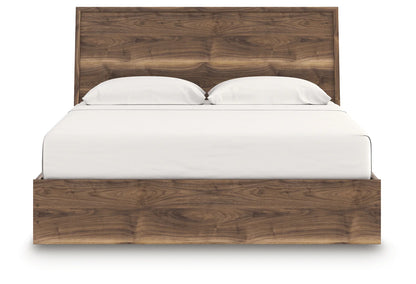 Chirason - King Panel Bed - Brown