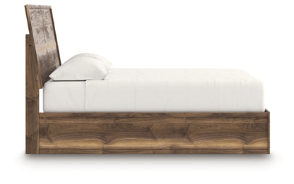 Chirason - King Panel Bed - Brown