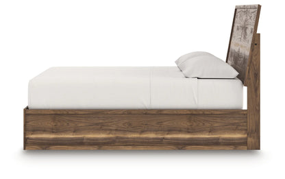 Chirason - King Panel Bed - Brown
