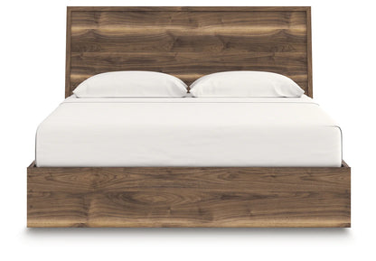 Chirason - King Panel Bed With Storage - Brown