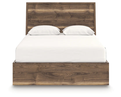 Chirason - Queen Panel Bed - Brown