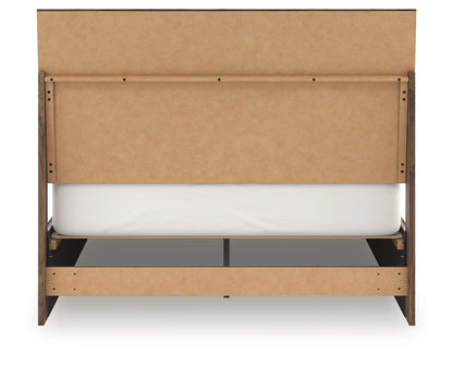 Chirason - Queen Panel Bed - Brown