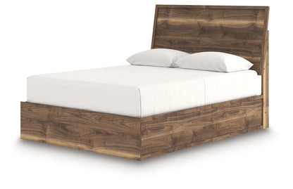Chirason - Queen Panel Bed - Brown